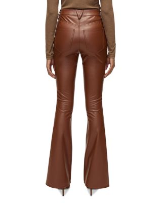 Beverly Faux Leather Flare Pants
