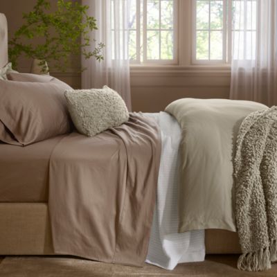 Signature Organic Cotton Hemmed Sheet Set, Queen
