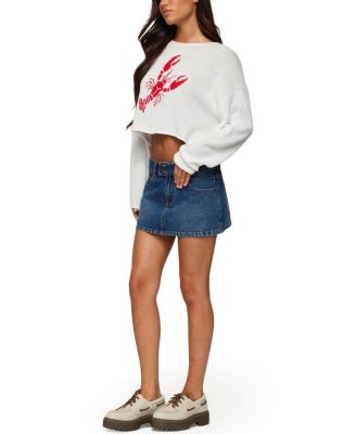 Edikted Lobster Babe Oversized Knit Top
