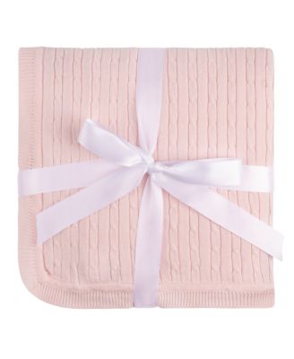  Unisex Cable Knit Blanket- Baby