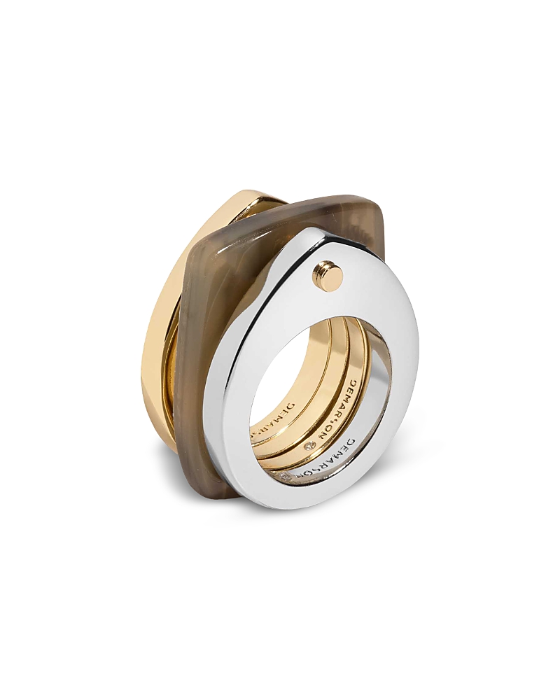 Demarson Primo Stack Trio Ring Set In Multi
