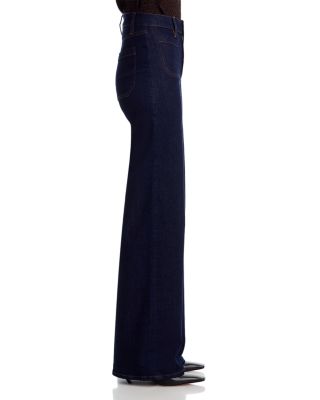 Le Slim High Rise Palazzo Jeans in Rinse