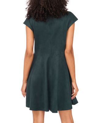 Princess Seam Cap Sleeve Mini Dress