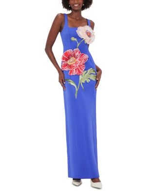 Adelina Appliqu&amp;eacute; Maxi Dress