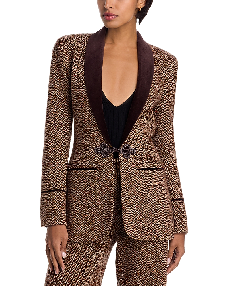 L Agence L'agence Gable Blazer In Brown