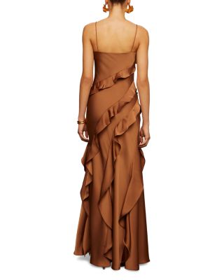 Ellen Ruffled Gown