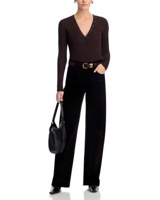 The Mesh Trim Rib Henley 