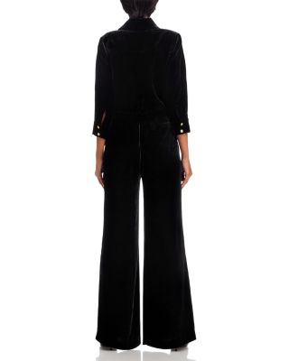Pilar Velvet Wide Leg Pants