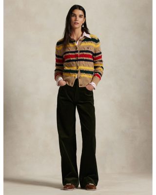 Cotton Corduroy Wide Leg Pant