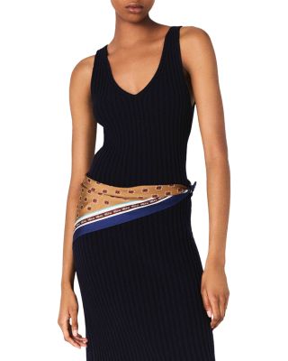 Knit Dress with Removable Sweater