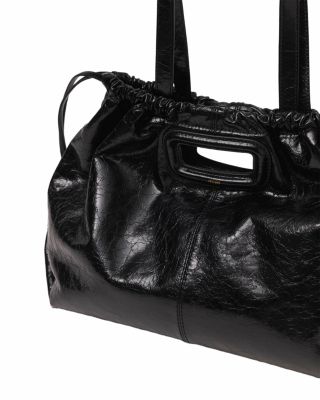 Crackled Miss M Tote