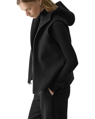 Hooded Wool &amp; Cashmere Vest