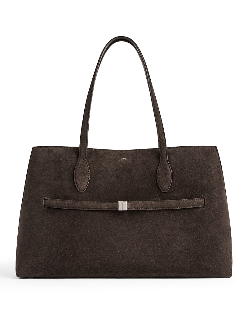 Totême Suede Lounge Tote In Brown
