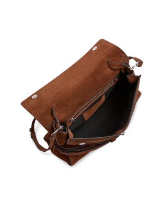 Tie Me Suede Shoulder Bag