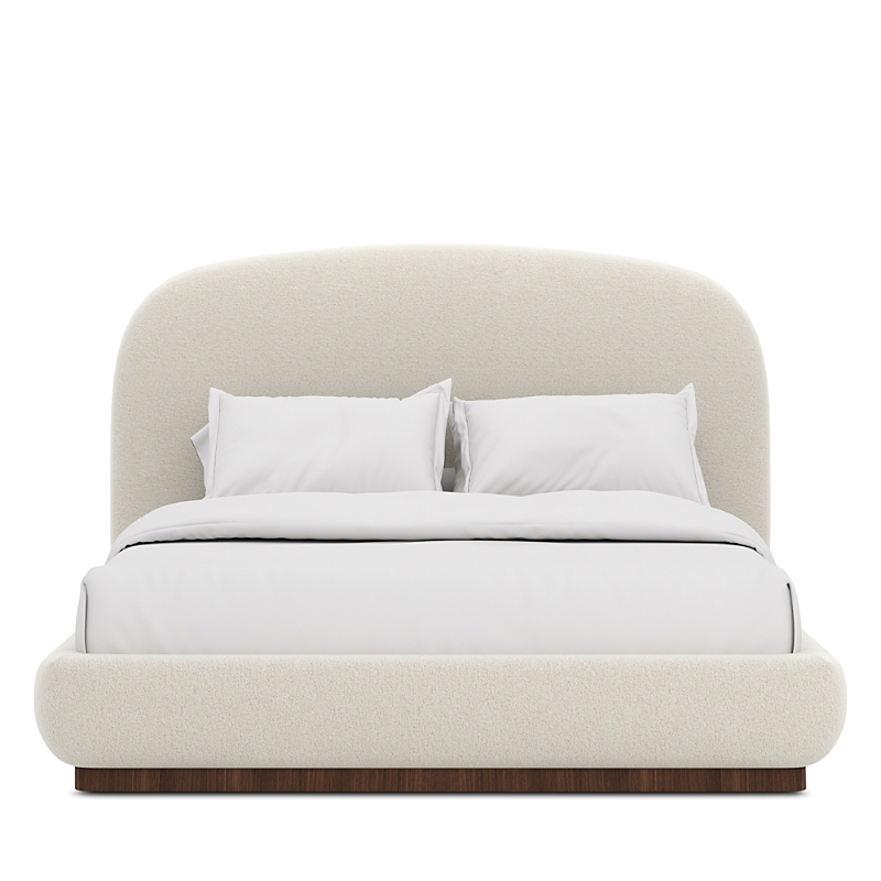 Caracole Botero Bed, Queen In Neutral