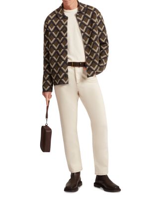 Dicapri Geo Jacquard Knitted Jacket