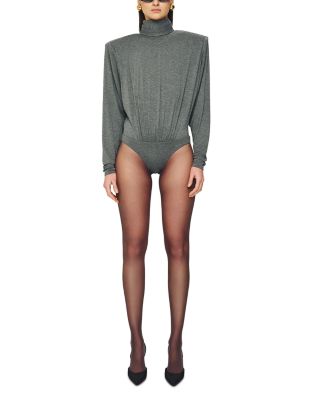 Bri Shoulder Pads Bodysuit