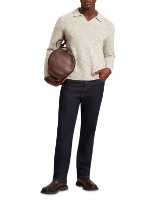 Berreto Relaxed Open Neck Twisted Sweater Polo