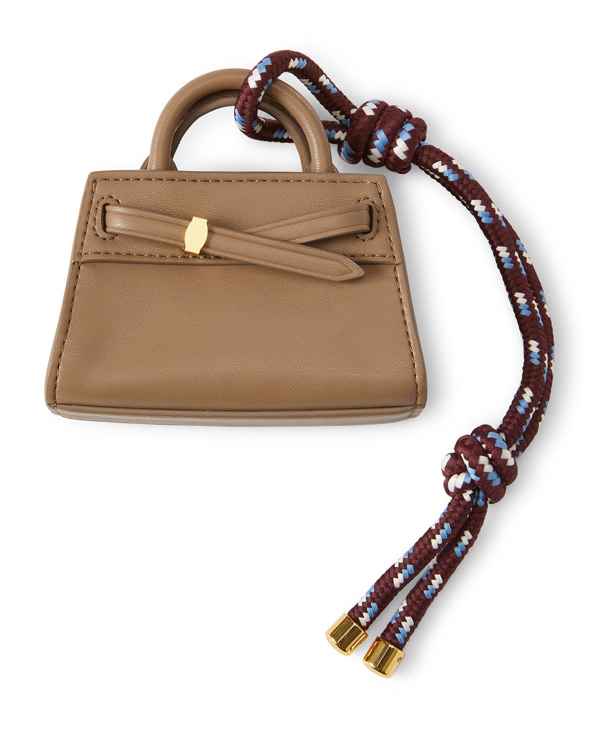 Veronica Beard Dash Bag Charm in Bark Multi