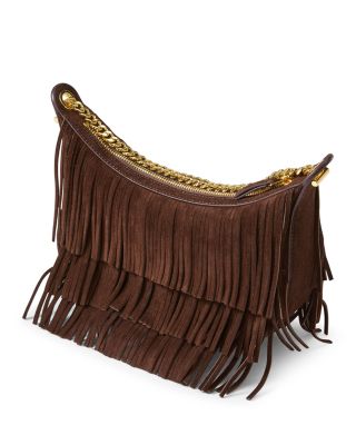 Small Suede Fringe Fortune Bag
