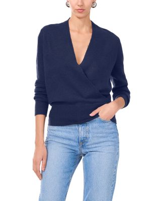 1.state Cross Front Long Sleeve Sweater