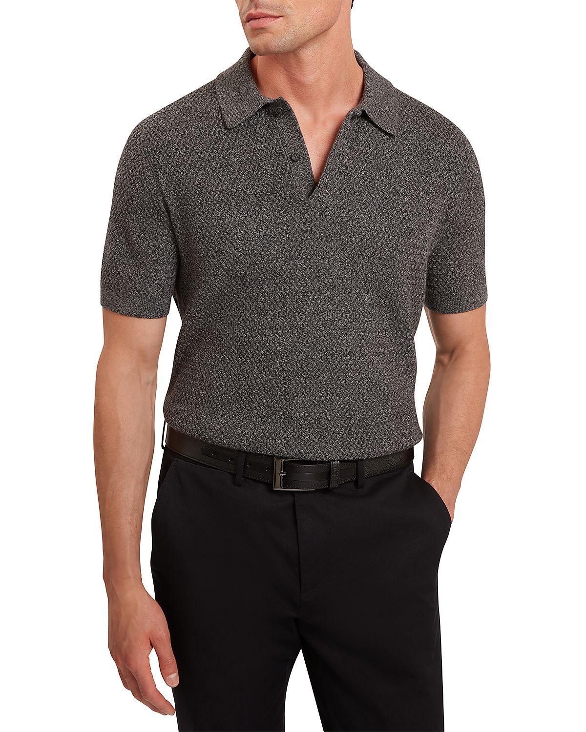 Ted Baker Janko Textured Knit Polo