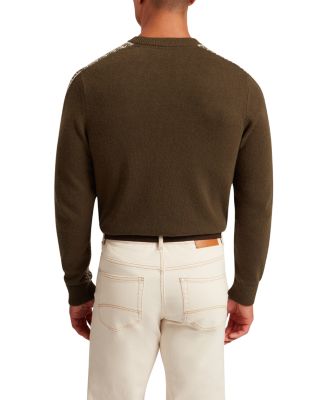 Frankez Textured Crewneck Sweater