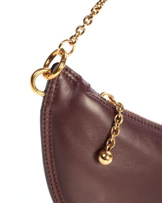 Icons Mini Leather Halfmoon Bag
