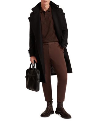 Havel Long Sleeve Argyle Jacquard Cotton Polo