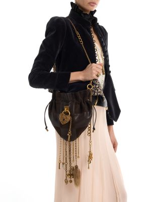 Chateau Treasures Leather Crossbody Bag