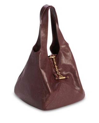 Balloon Small Leather Hobo Bag