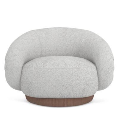 Smoosh Fabric Swivel Chair