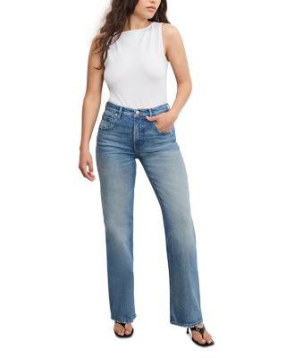 Good Standard Petite Bootcut Jeans in Indigo998