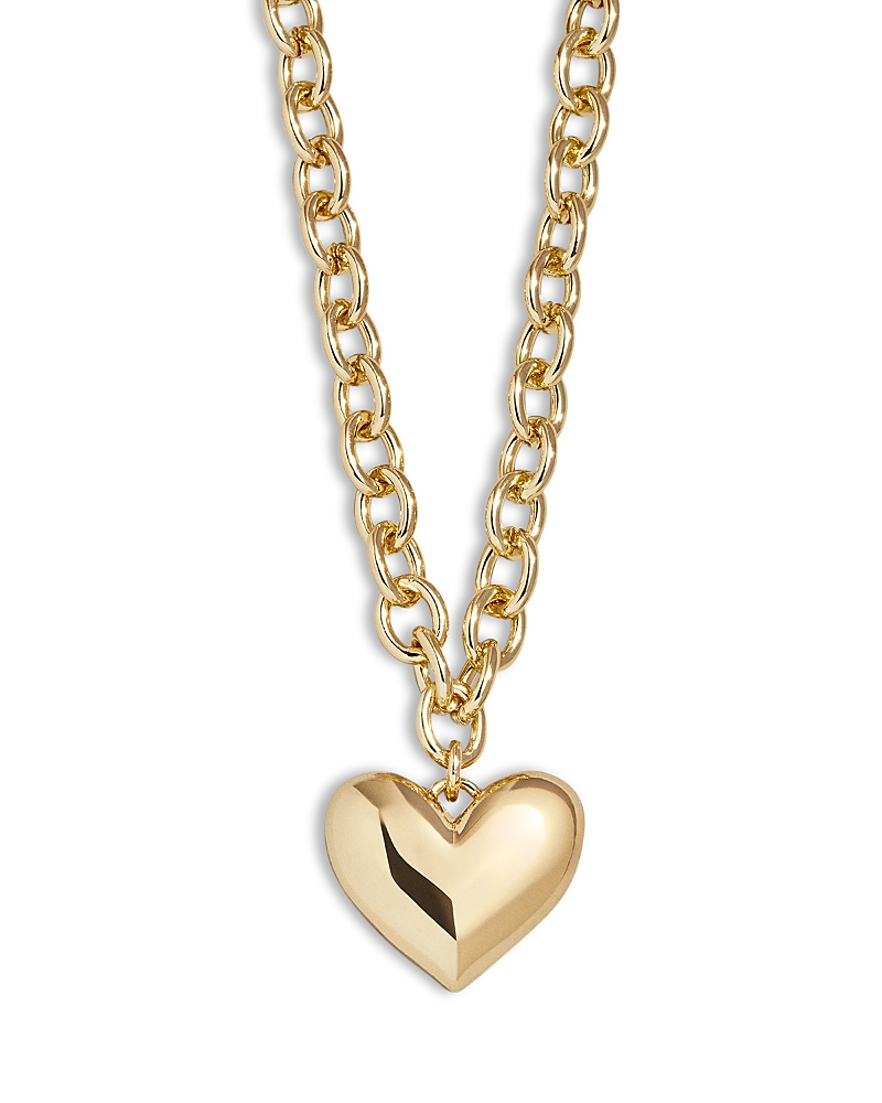 Baublebar Millie Small Heart Pendant Necklace In Gold
