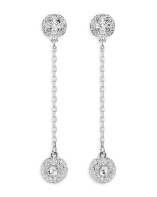 Una Crystal Angelic Front To Back Drop Earrings