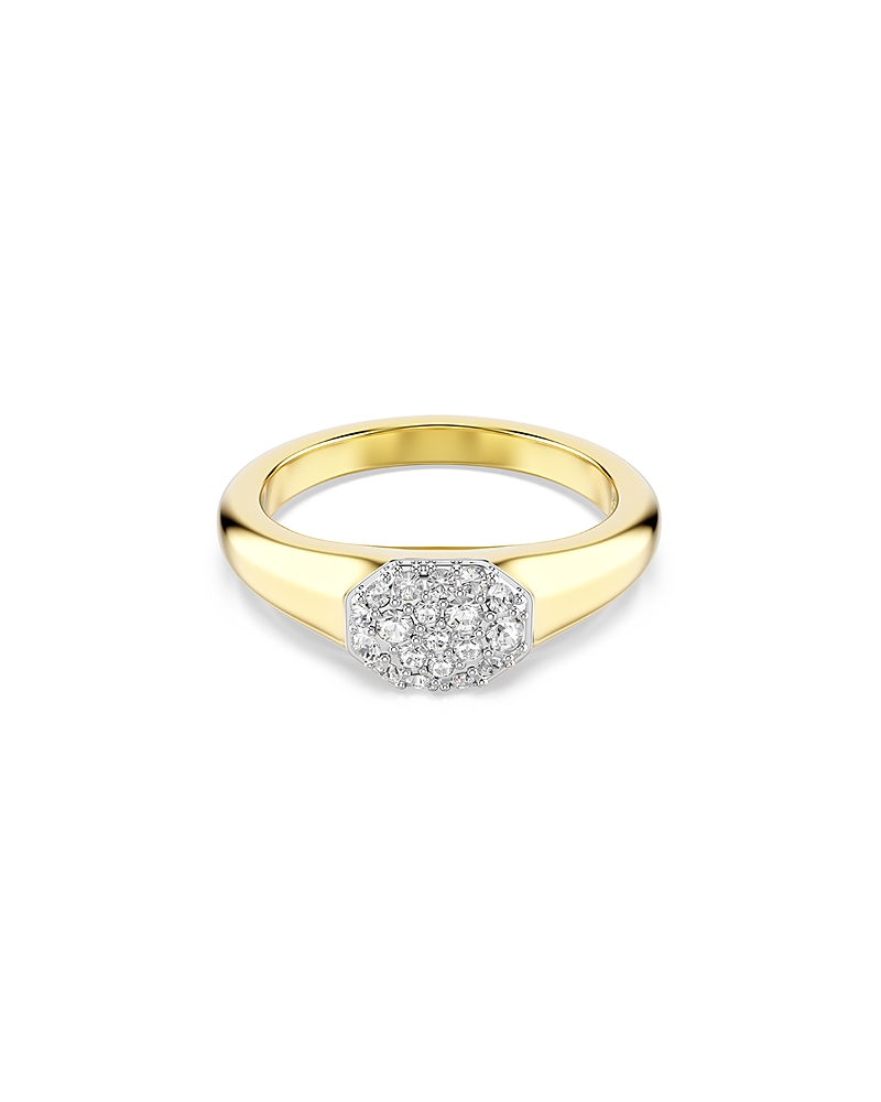 Swarovski Dextera Pave Crystal Cluster Ring In Gold