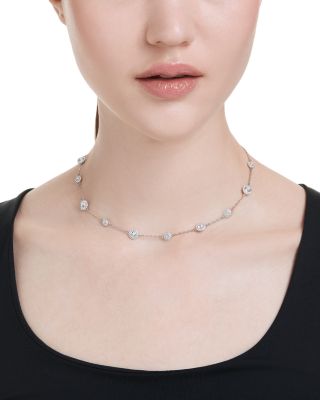 Una Crystal Angelic Collar Necklace, 11.75-17.375"