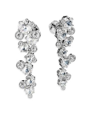 Constella Crystal Linear Drop Earrings