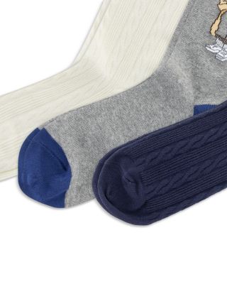 Fall Bear Socks Gift Pack, Pack of 3