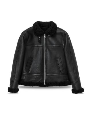 ジャケット・アウター AllSaints Lorel leather jacket Buy AllSaints Lorel Black Flying Jacket from Next USA