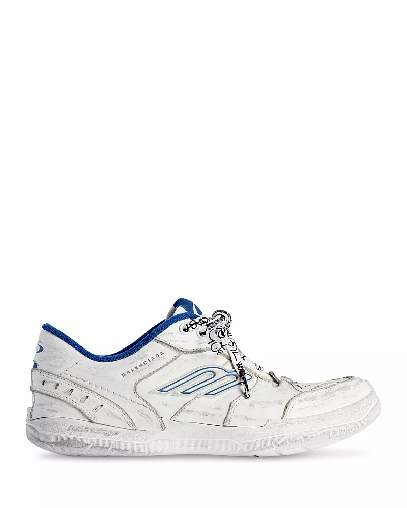 Balenciaga Men's Hamptons Lace Up Sneakers