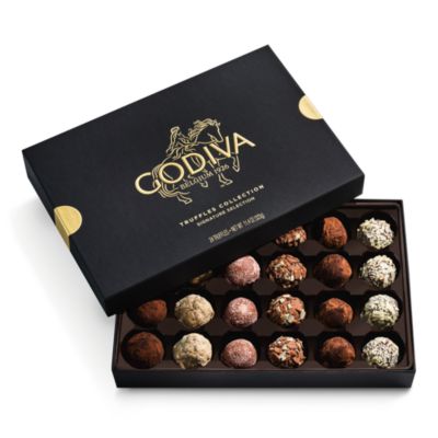 Signature Chocolate Truffles Gift Box, 24 Piece