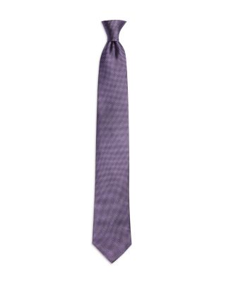 Textured Print Silk Neck Tie - Exclusive