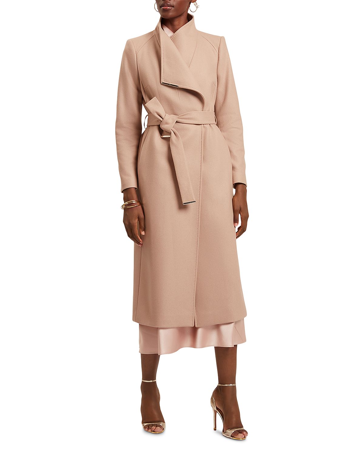 Ted Baker Rosell Wool Blend Wrap Coat