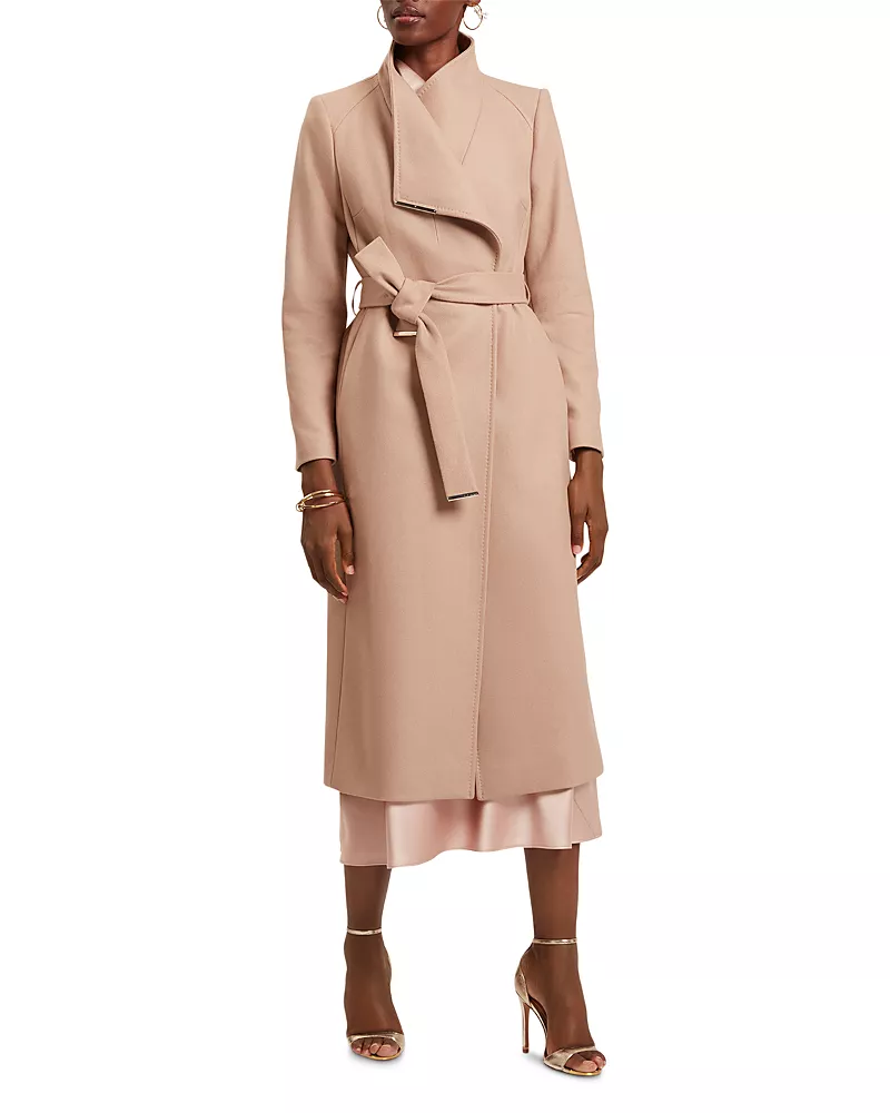 Ted Baker Rosell Wool Blend Wrap Coat