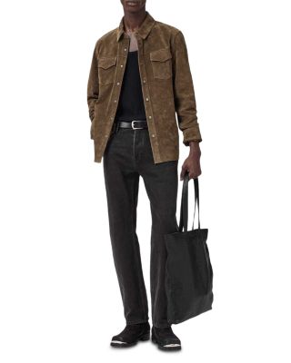 Sully Suede Regular Fit Button Down Shirt