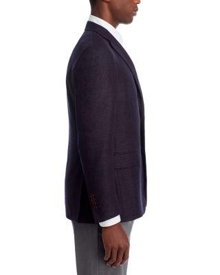 Siena Melange Textured Solid Regular Fit Sport Coat