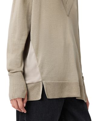 Bern Paneled V Neck Sweater