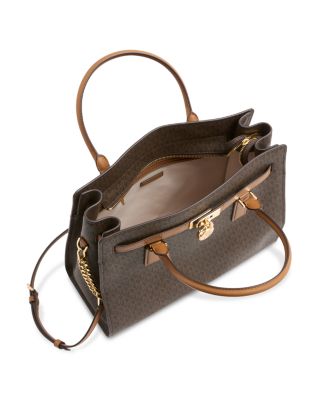 Hamilton Moderne Large Leather Satchel