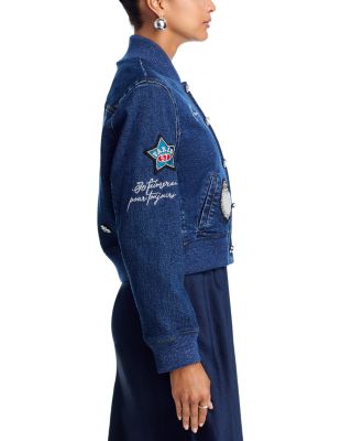 Varsity Denim Dominique Jacket